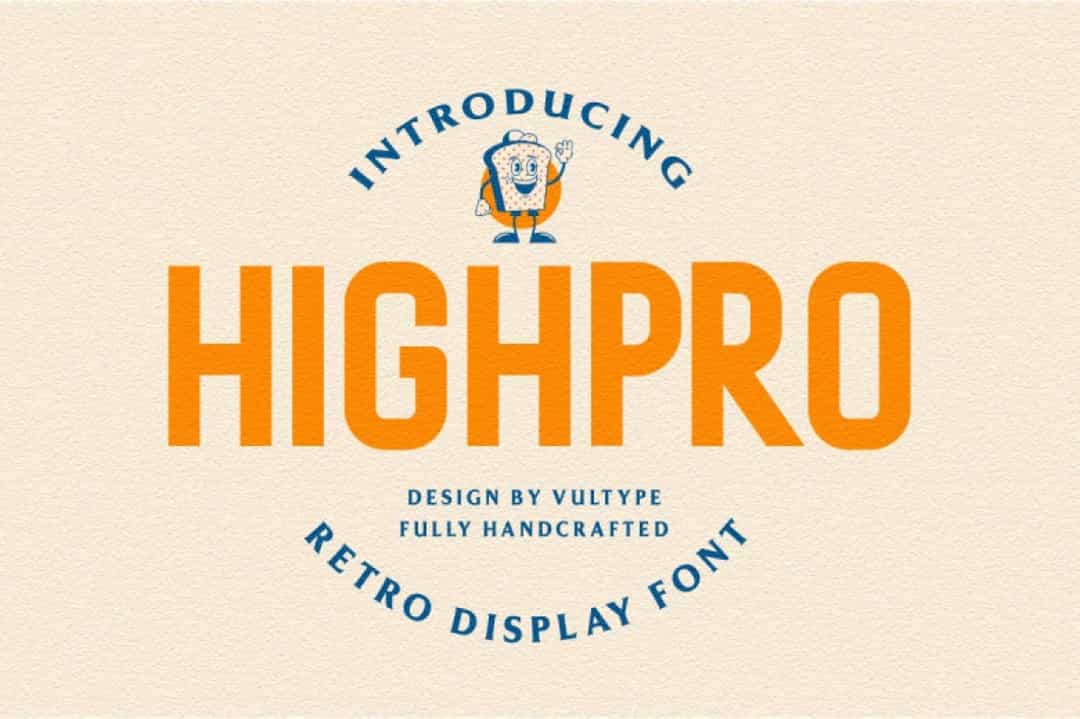 Highpro Font Image 1