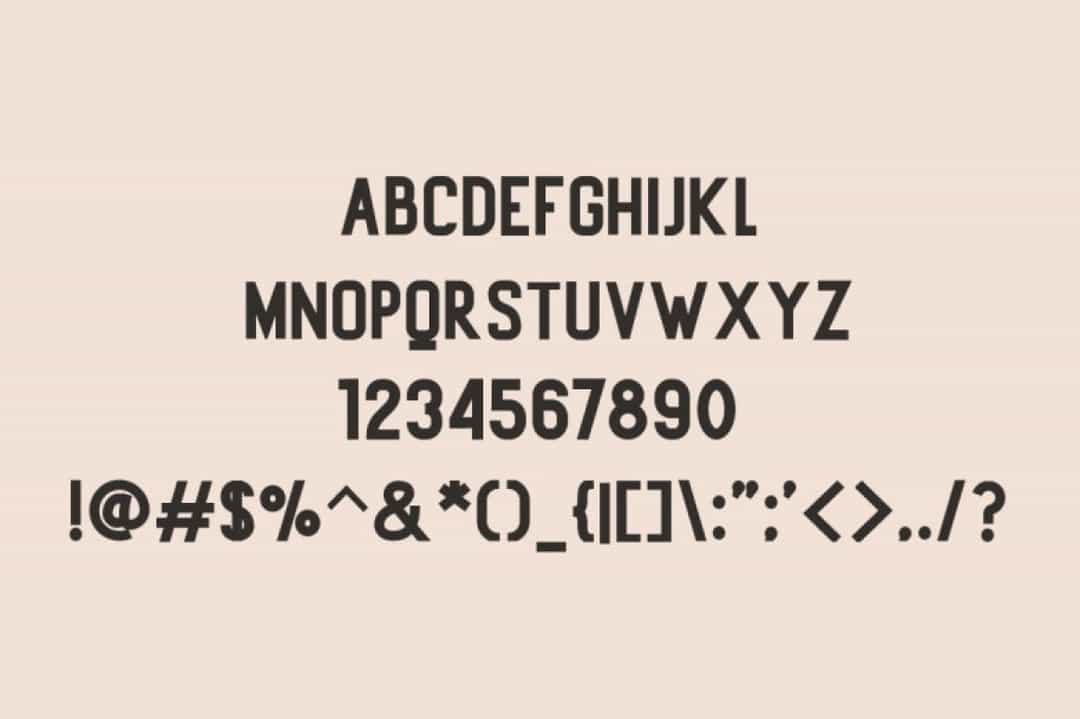 Highpro Font Image 3