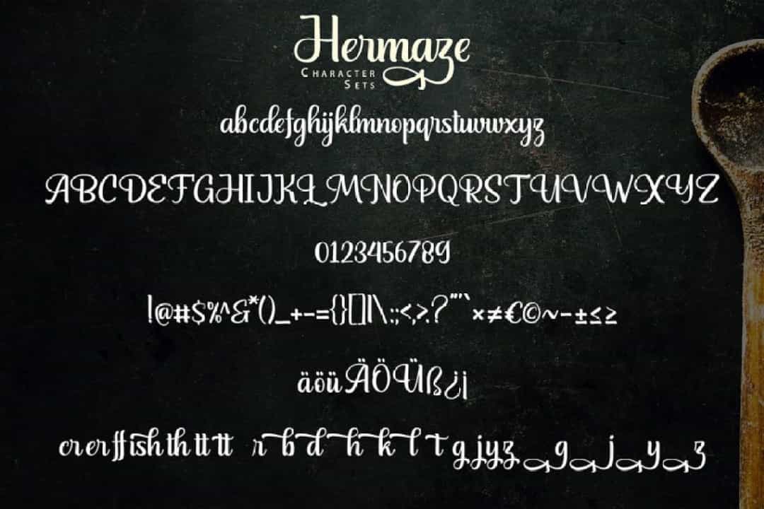 Hermaze Font Image 3