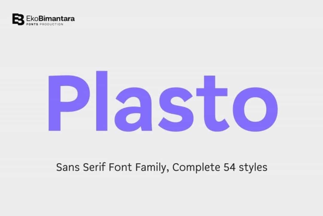 Plasto Font Family Image 1