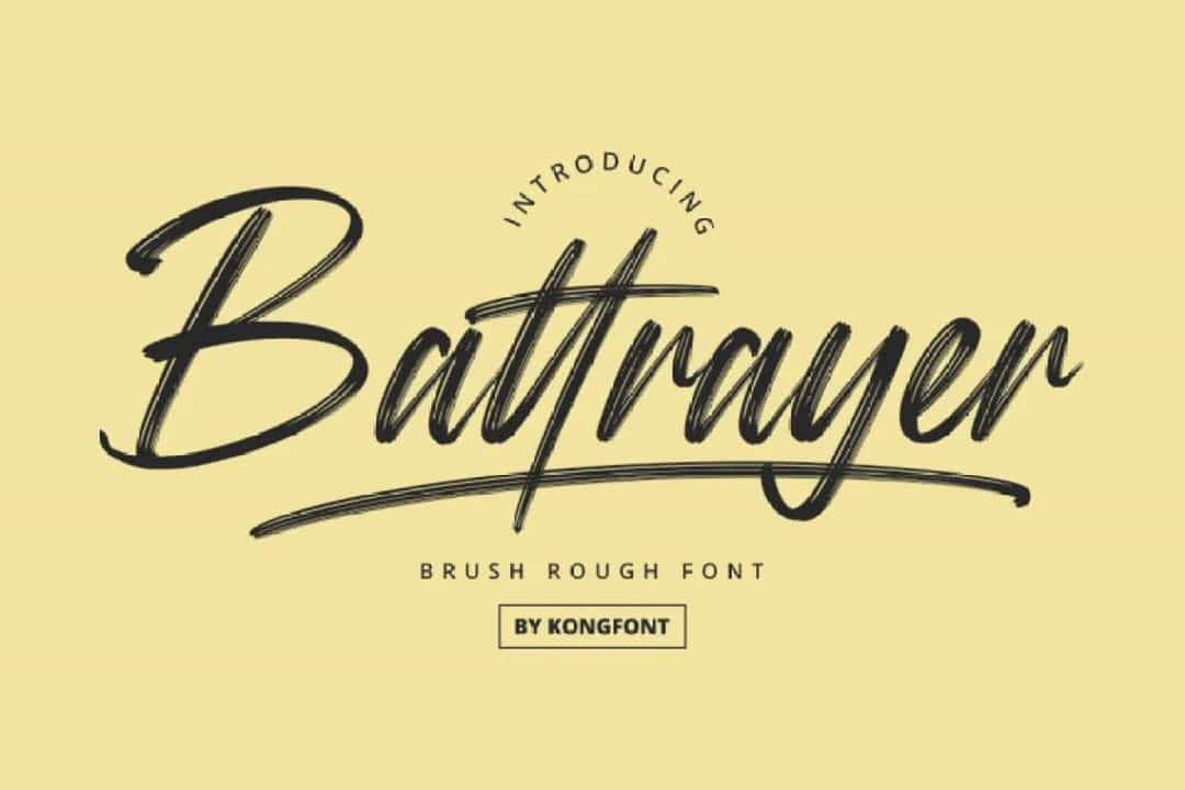 Battrayer Font Image 1