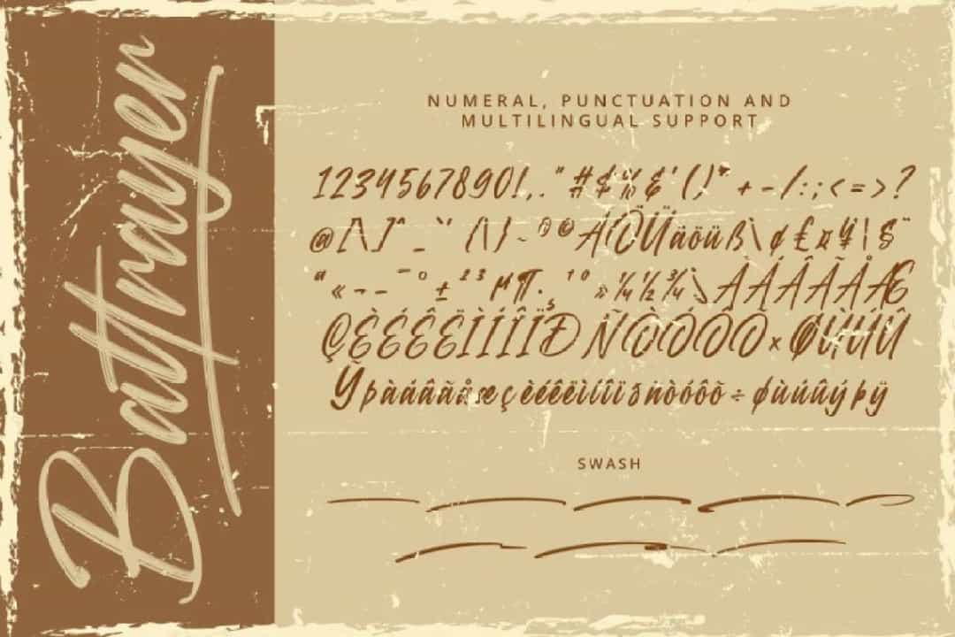 Battrayer Font Image 3
