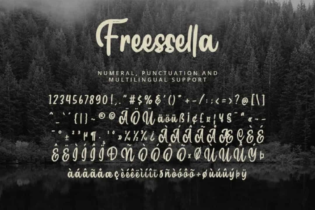 Freessella Font Image 3