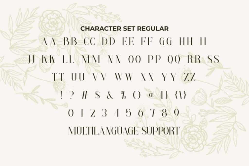Paradise Thin Font Image 3