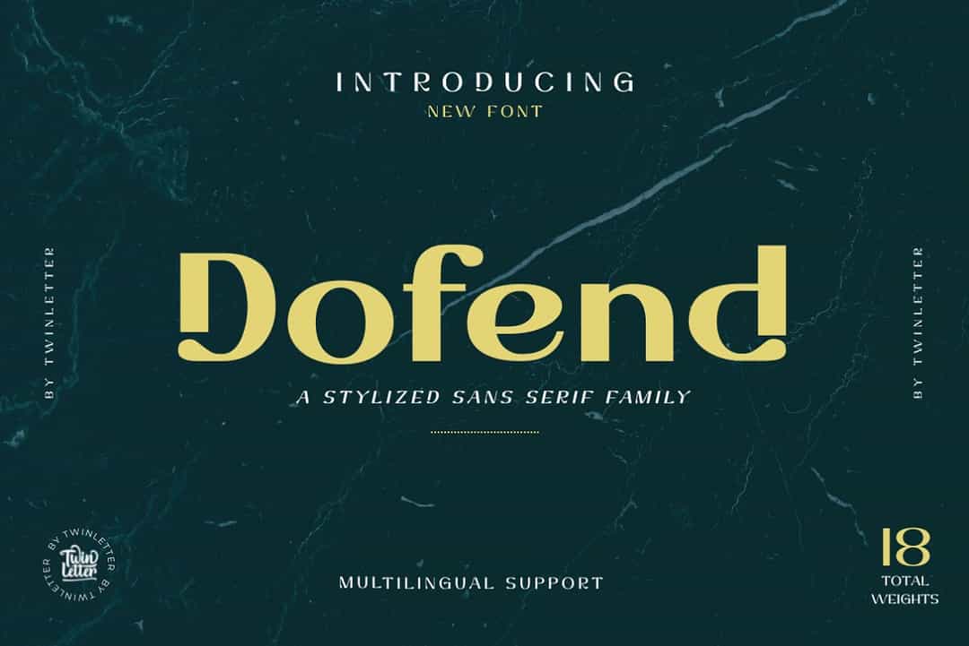 Dofend Font Image 1