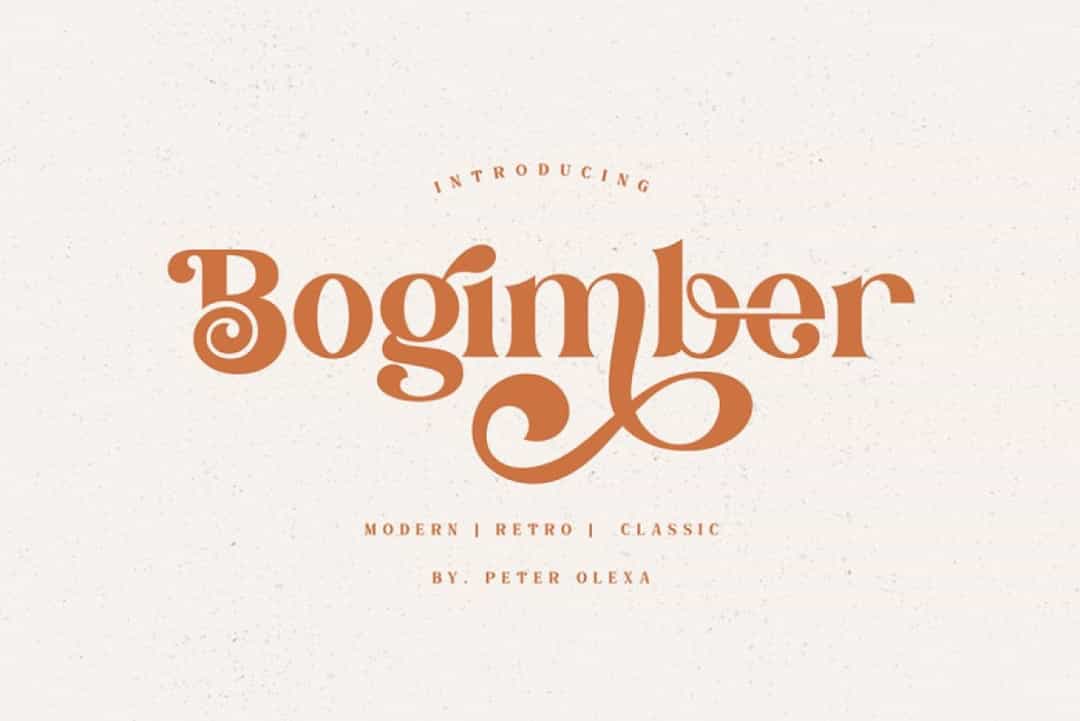 Bogimber Font Image 1