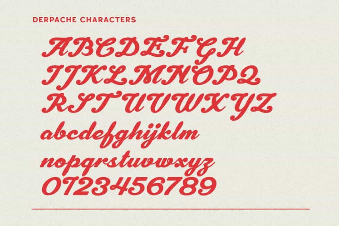 Derpache Font Image 3