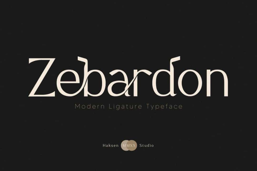 Zebardon Font Image 1