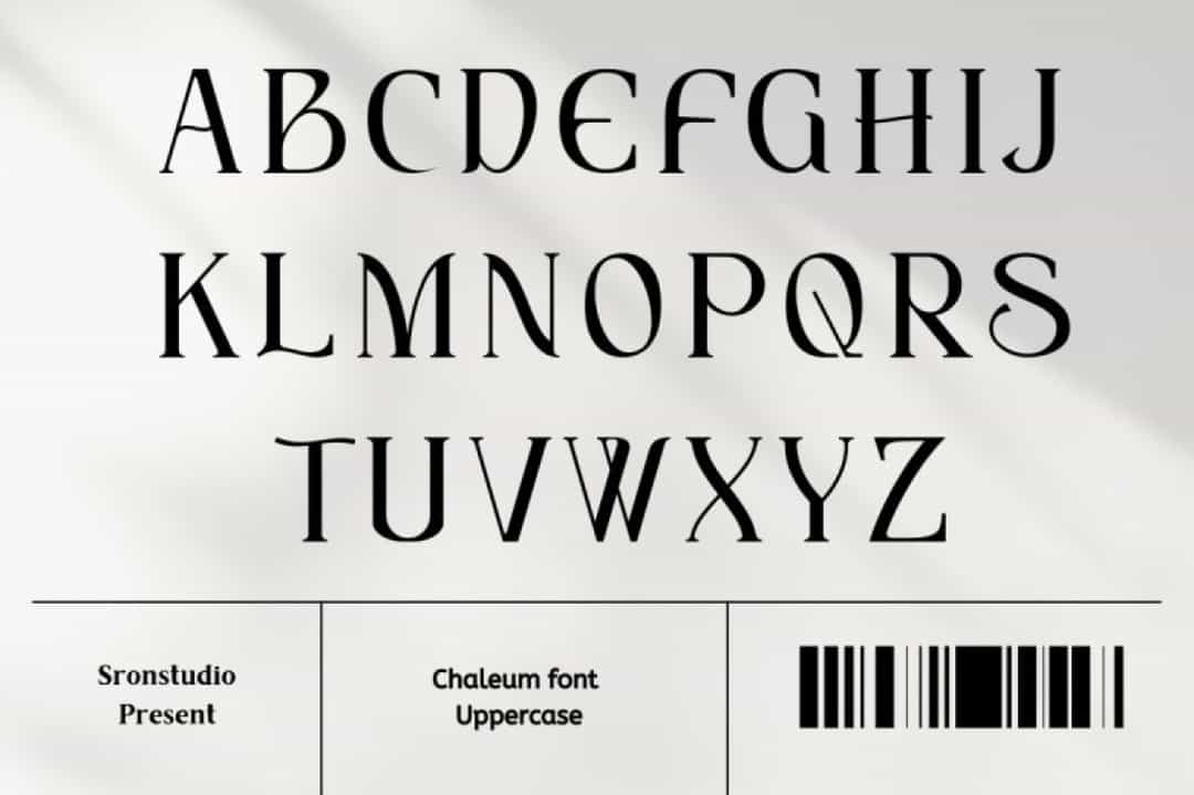 Chaleum Font Image 2