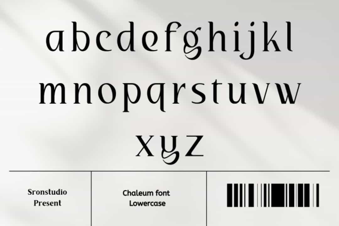 Chaleum Font Image 3