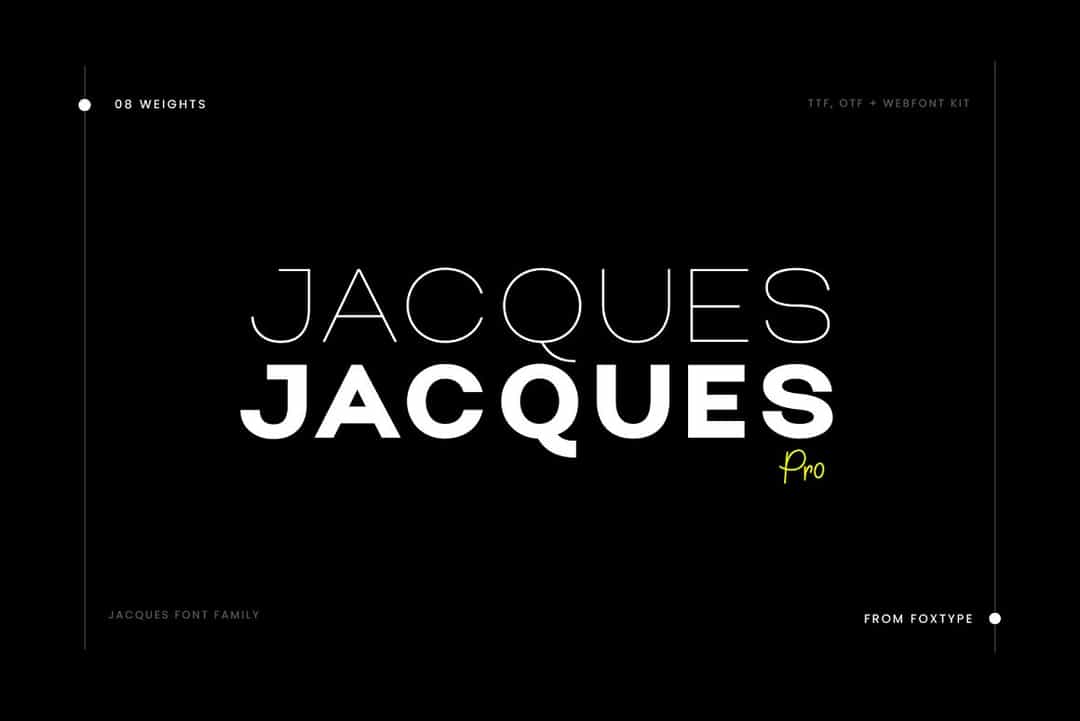 Jacques Pro Font Image 1
