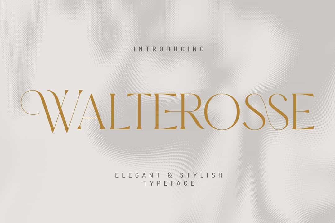 Walterosse Font Image 1