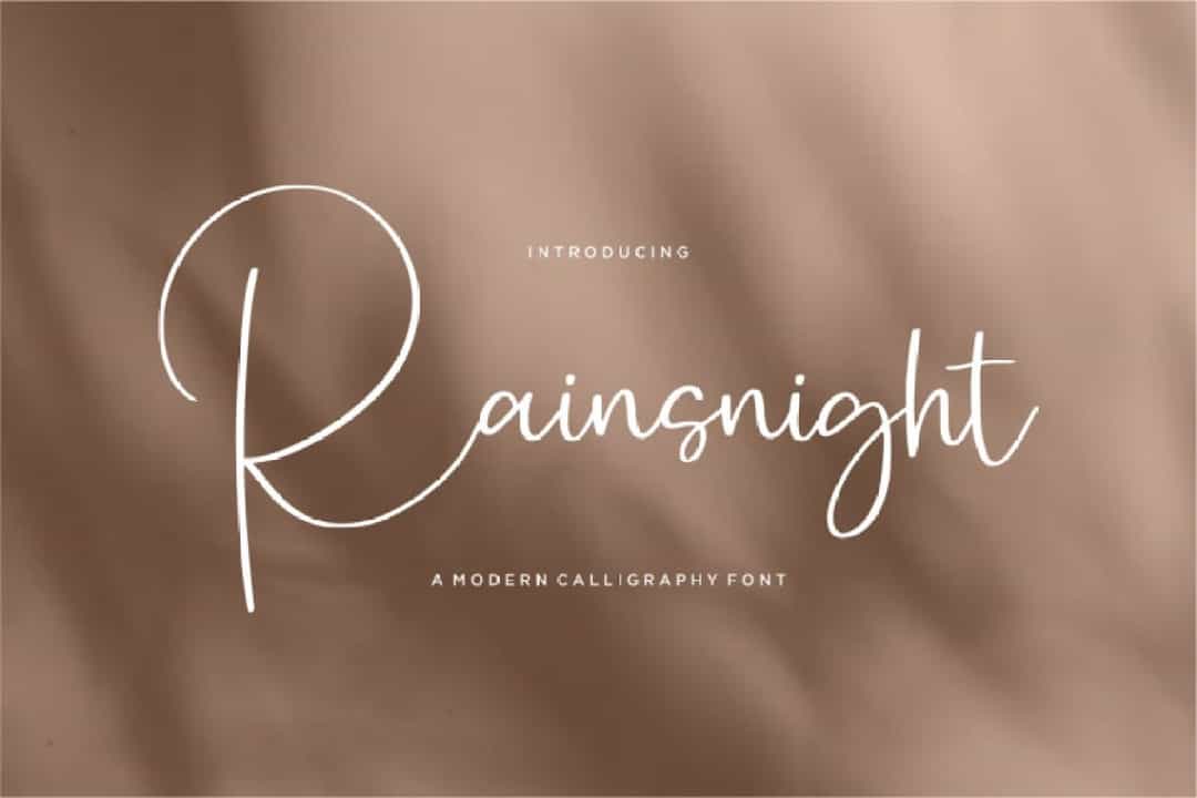 Rainsnight Font Image 1