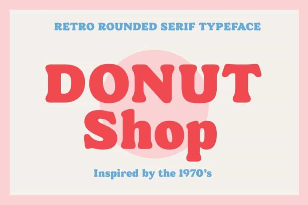 Donut Shop Font Image 1