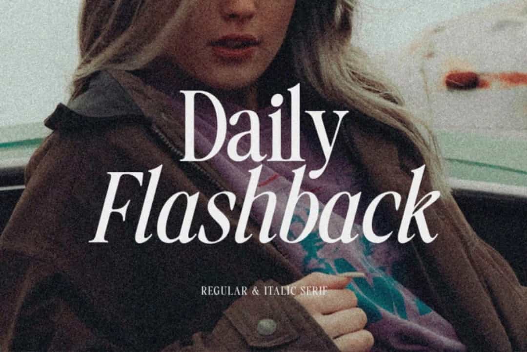 Daily Flashback Font Image 1