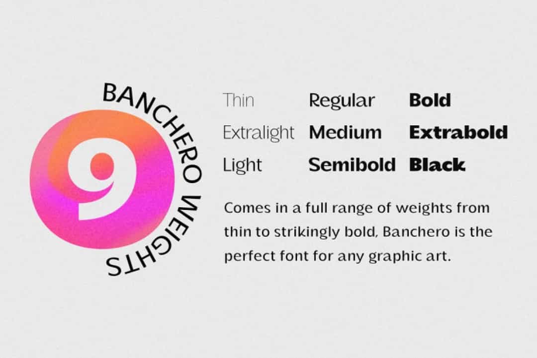 Banchero Font Image 2