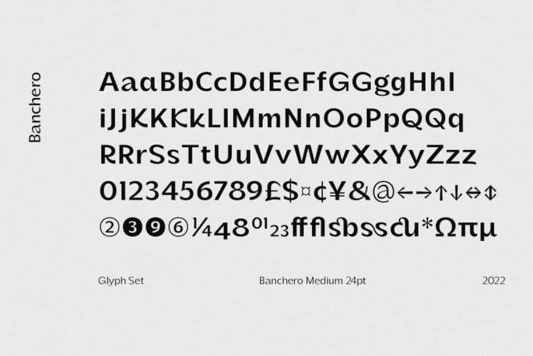 Banchero Font Image 3