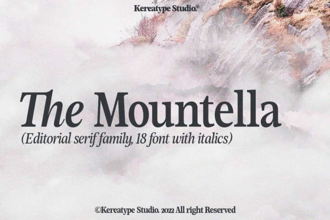 Mountella Font Image 1