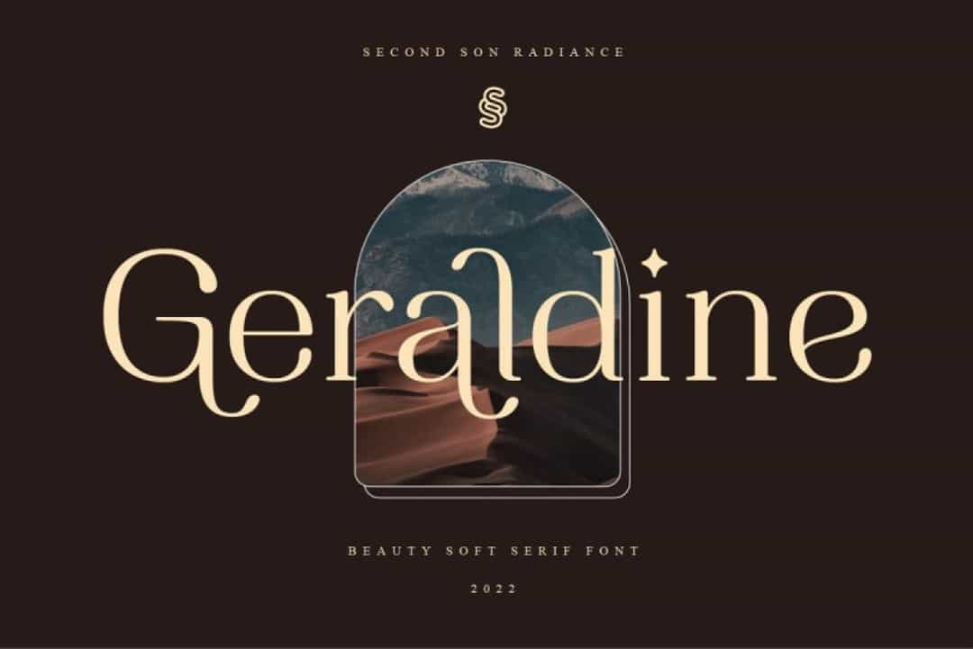 Geraldine Serif Font Image 1