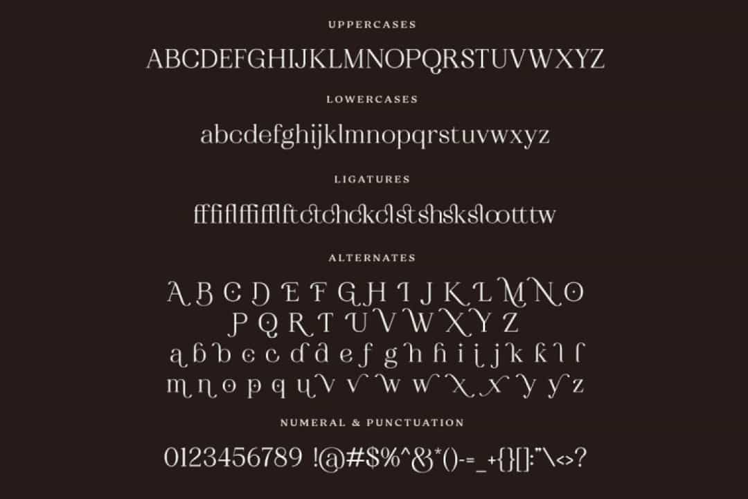 Geraldine Serif Font Image 3