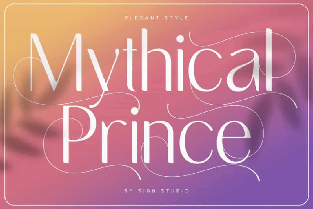 Mythical Prince Font Image 1