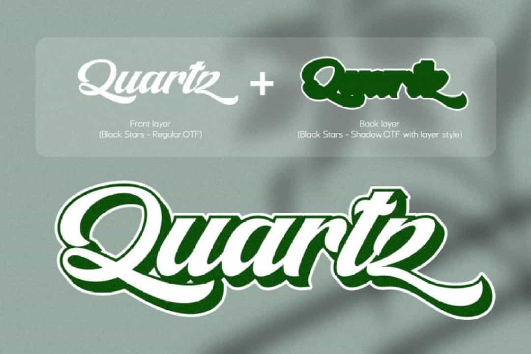 Black Stars Font Image 3
