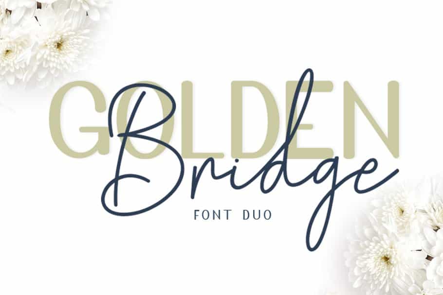 Golden Bridge Font Duo Image 1