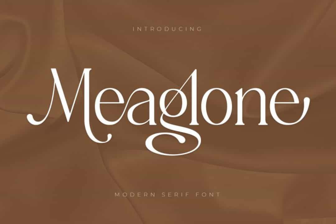 Meaglone Font Image 1