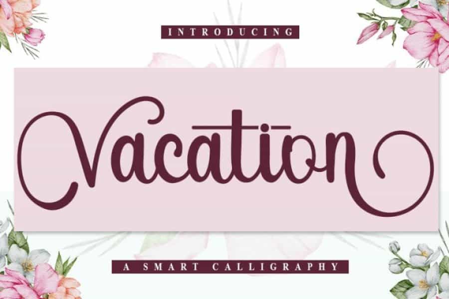 Vacation Font Image 1
