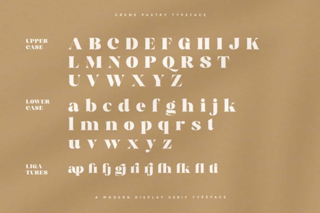 Creme Pastry Font Image 3