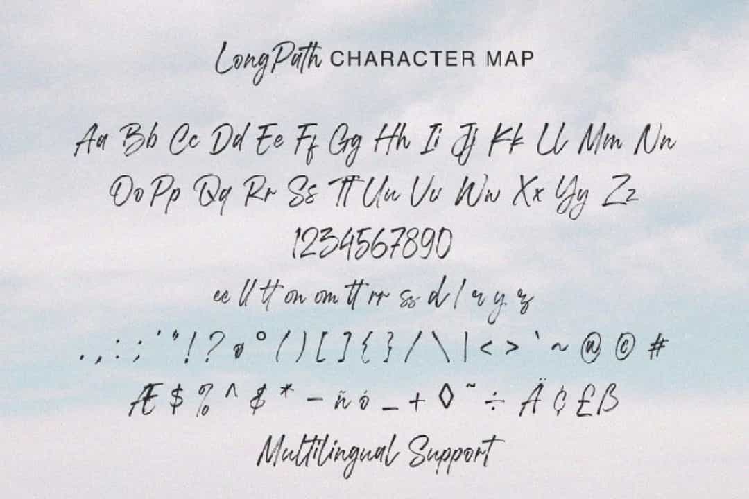 Long Path Font Image 3