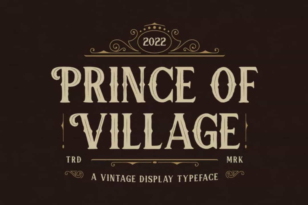 Prince Of Village Font Image 1