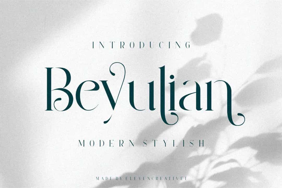 Beyulian Font Image 1
