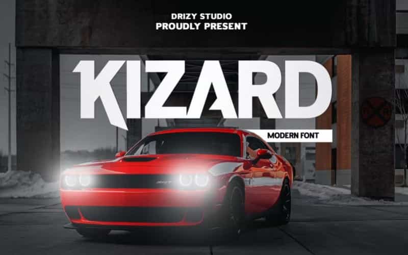 Kizard Font Image 1