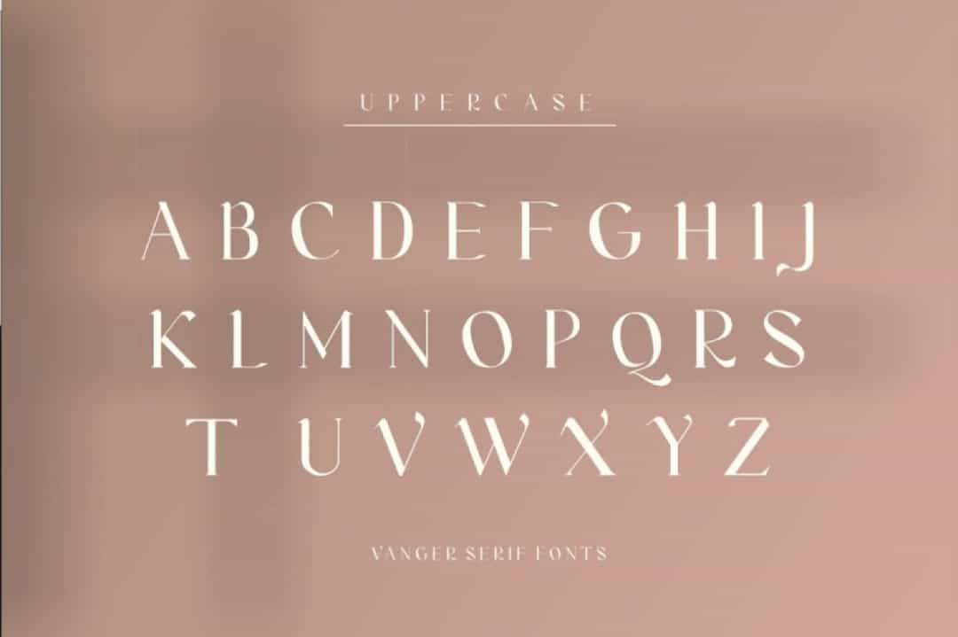 Vanger Font Image 2