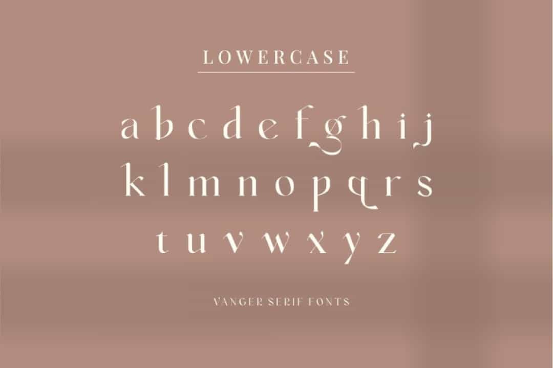 Vanger Font Image 3