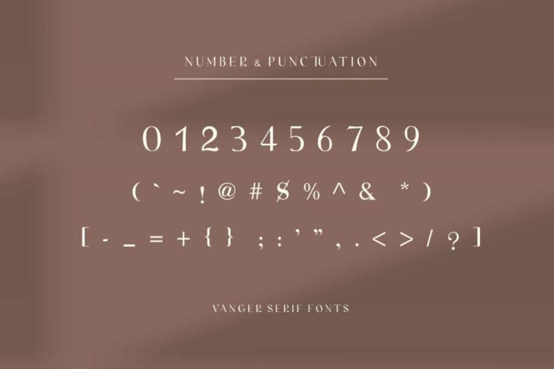 Vanger Font Image 4