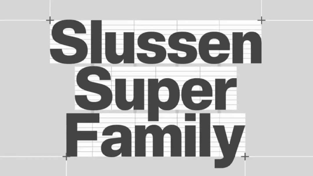 Slussen Super Font Image 1