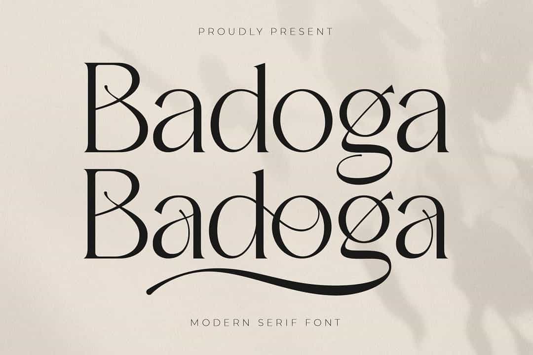 Badoga Font Image 1