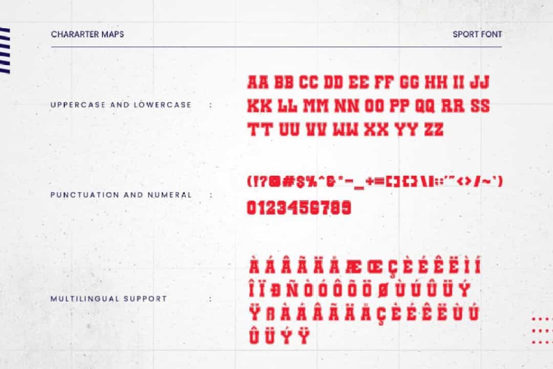 Sport Game Font Image 3