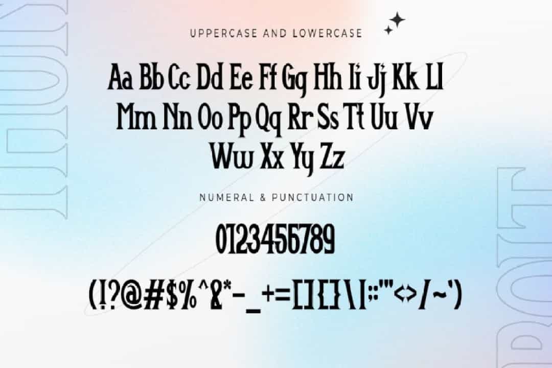 Thunderbolt Font Image 3
