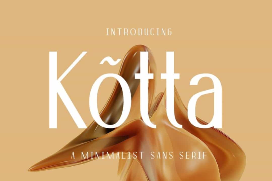 Kotta Font Image 1