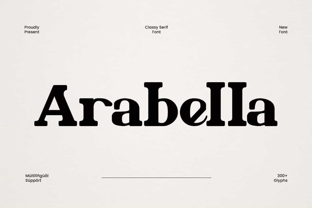 Arabella Serif Font Image 1
