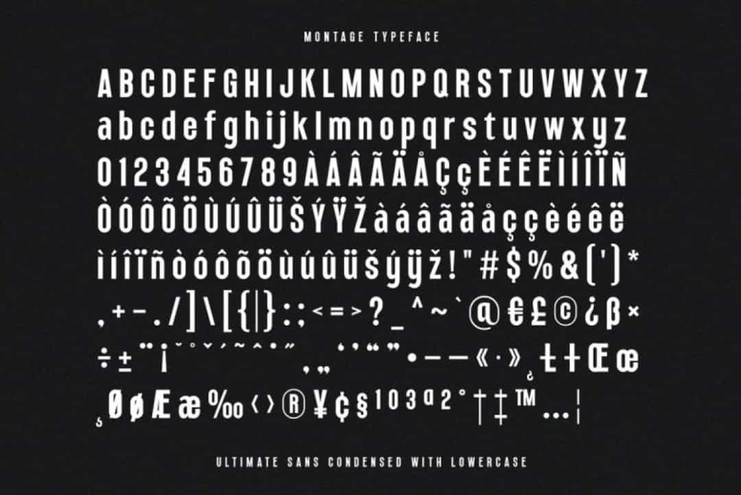 Montage Font Image 3