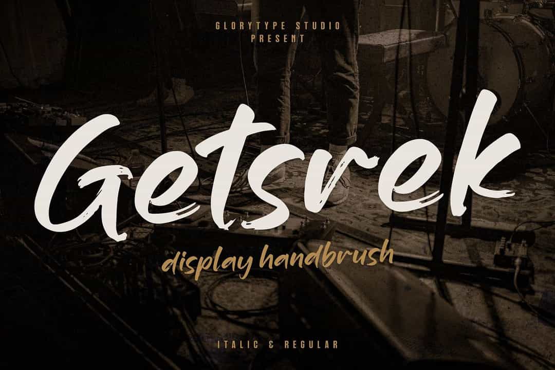 Getsrek Font Image 1