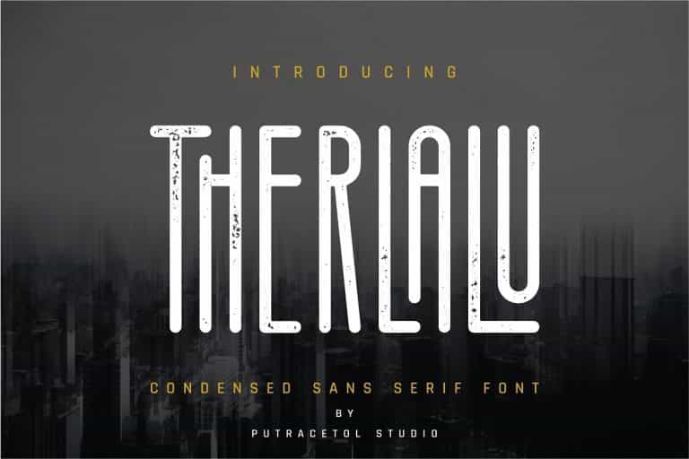 Therlalu Typeface Image 1
