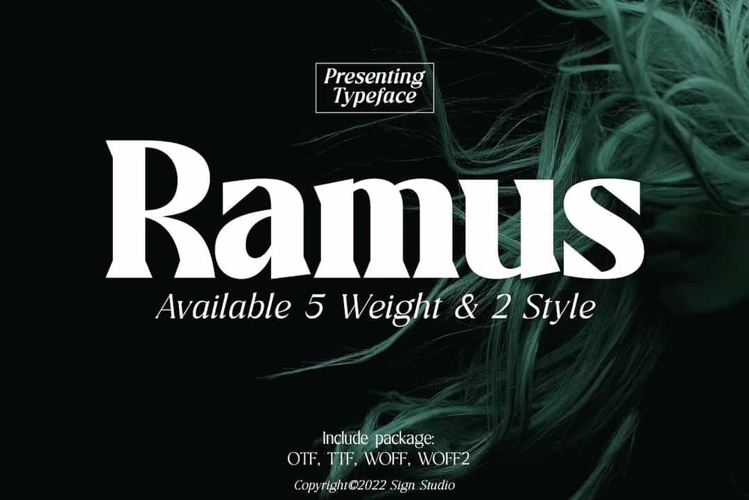 Ramus Font Image 1