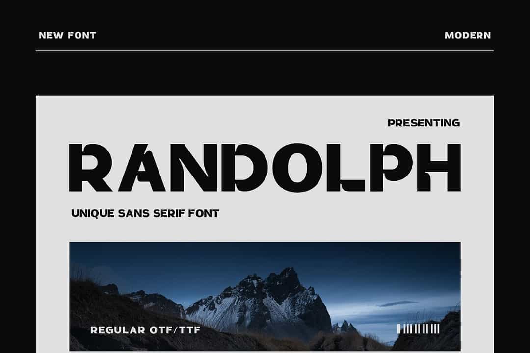 Randolph Font Image 1
