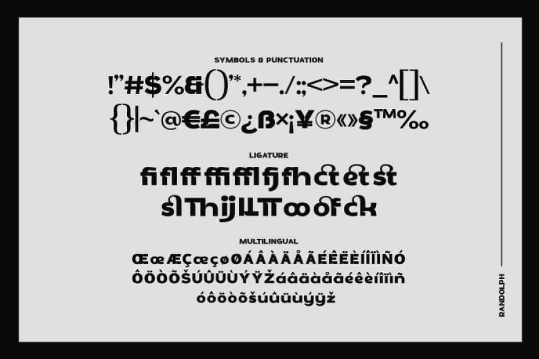 Randolph Font Image 3