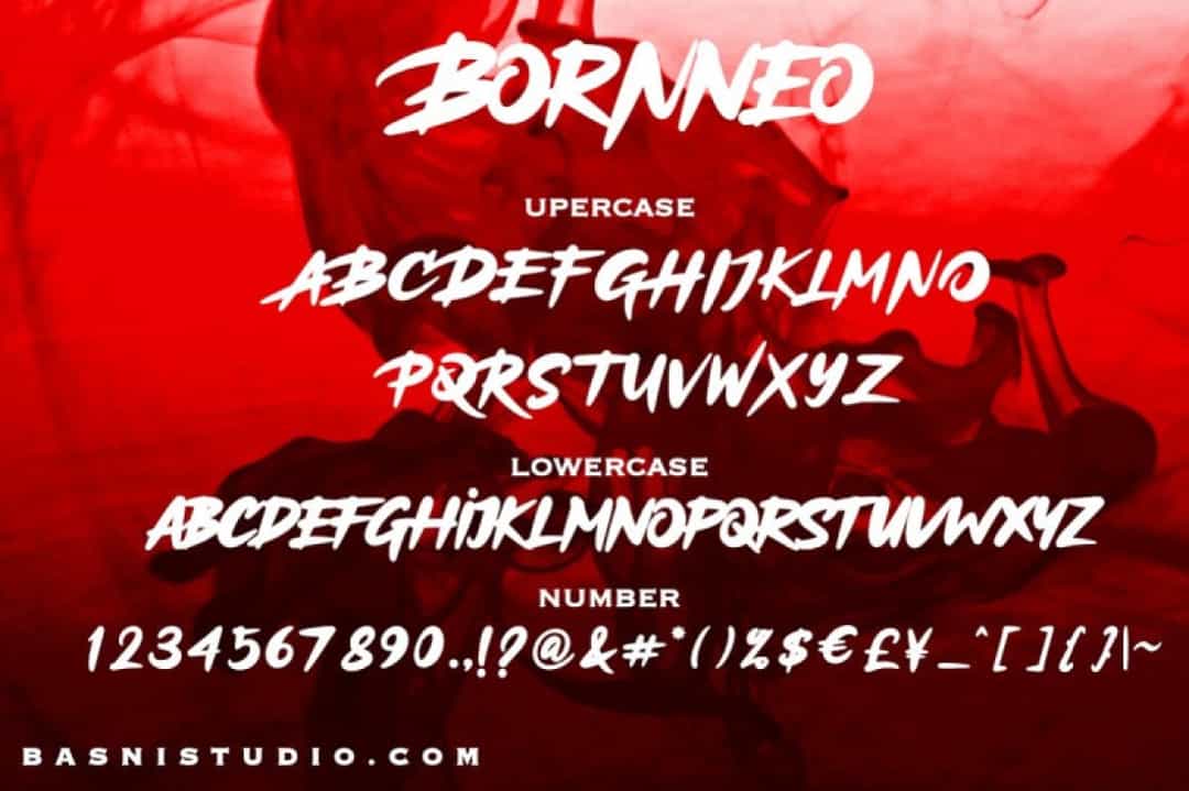 Bornneo Font Image 3